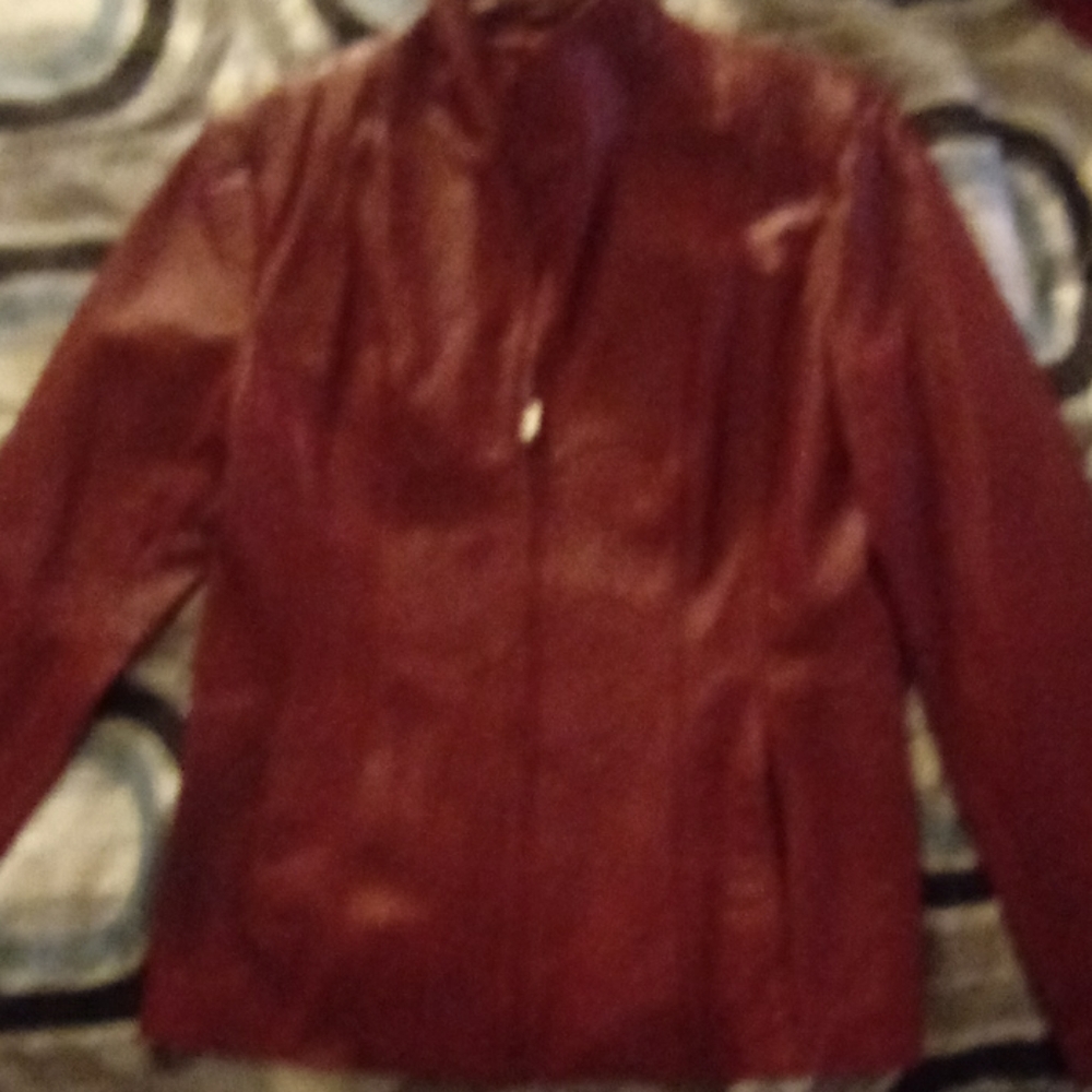 Leather coat ladies M Orig.$125 Selling$40